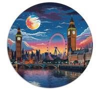 London Cityscape 1000 Pezzi Di Puzzle Rotondo Classico Giocattolo Difficile E Impossibile Per Famiglia 1000pcs (67.5x67.5cm)