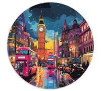 London Cityscape 1000 Piece Science Fiction Jigsaw Puzzle For Adults Challenging Game Stress Relief Puzzle Exercise The Memory of The Brain for Adults And Kids, Age 12 Years Up 1000pcs (67.5x67.5cm)