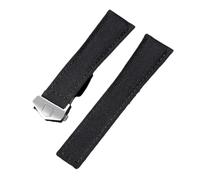 London Craftwork Cinturino in nylon da 20 mm e 22 mm compatibile con orologio TAG HEUER MONACO CARRERA FORMULA 1, 22mm, Nylon, Non pietra preziosa