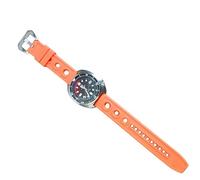 London Craftwork SD1970 Steeldive Captain Willard 6105 Orologio subacqueo automatico movimento NH35, Nero (cinturino in gomma arancione), Militare