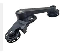 London Craftwork Tendicatena per Brompton Deragliatore Puleggia Posteriore (2 velocità o 6 velocità), Nero