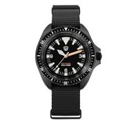London Craftwork Watchdives WD1980 V2 Diver Orologio VH31 Sweep Seconds Movimento al Quarzo Black Edition