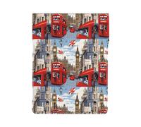 London - Custodia in pelle premium per computer portatile, elegante custodia per MacBook da 13 pollici con design a stampa completa per modelli 2018 e più recenti
