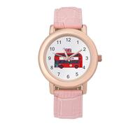 London Double Decker Bus - Orologio da polso da donna, con cinturino morbido, regalo per compleanni, San Valentino