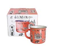 London Elegance - Tazza da caffè/tè, souvenir iconico del paesaggio urbano, per casa, cucina, ufficio, confezione regalo decorativa, souvenir di Londra