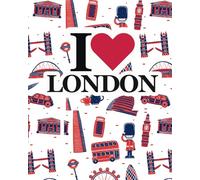 London England Composition Notebook: I Love London Journal 100 pages