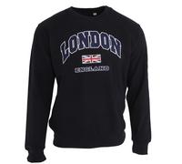 London England - Felpa con bandiera britannica - Unisex (F458)