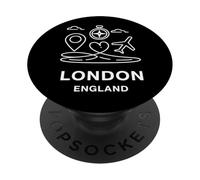 London England Londra Viaggio Turismo Città PopSockets PopGrip Adesivo