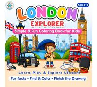 London Explorer: Fun Coloring, Find & Color, and Finish-the-Drawing Activities for Ages 3-6