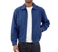 LONDON FOG, Auburn - Giacca da golf da uomo con cerniera frontale, disponibile in taglie normali e per persone alte e di corporatura robusta, Blu Pacifico, Large