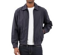 LONDON FOG Auburn Zip-Front Golf Jacket (Regular & Big-Tall Sizes) Giacca Leggera in Cotone, Navy, Large Uomo
