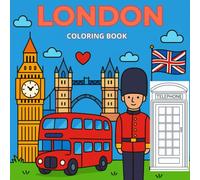 LONDON: Fun coloring book for curious kids