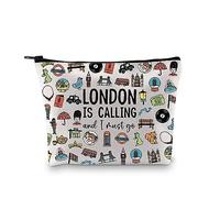 London Girls Weekend Gift London England UK Travel Souvenir Gift London Accessories Bag London Travel Toiletry Bag, Must Go London Bag Eu, Borsa cosmetica con stampa