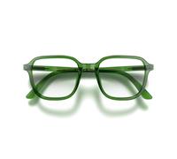 LONDON MOLE Occhiali | Occhiali da lettura Hollywood | Occhiali da lettura quadrati | Fantastici lettori | Eleganti occhiali da lettura | Unisex | Verde trasparente | + 1,5 ingrandimento