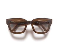 LONDON MOLE® Vegas Occhiali da moda | Zero con lenti trasparenti | Frame quadrati, retangolari/trapezoidali sovradimensionati e interessanti | Unisex femminile maschile | Cerniere a molla