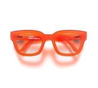 LONDON MOLE® Vegas Occhiali da moda | Zero con lenti trasparenti | Frame quadrati, retangolari/trapezoidali sovradimensionati e interessanti | Unisex femminile maschile | Cerniere a molla