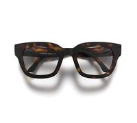 LONDON MOLE® Vegas Occhiali da moda | Zero con lenti trasparenti | Frame quadrati, retangolari/trapezoidali sovradimensionati e interessanti | Unisex femminile maschile | Cerniere a molla