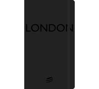 London. Notebook. Black cover. Ediz. italiana e inglese