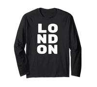 London Personalized Retro Girls Custom London Name Maglia a Manica
