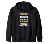 LONDON Personalized Women's Gift Custom LONDON Felpa con Cappuccio