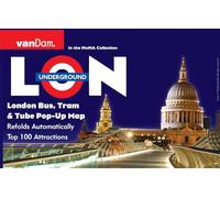London Pop-Up Tube Map by VanDam - Transport Edition: Top 100 locations