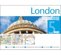 London PopOut Map : Pocket-size, pop up city map of London