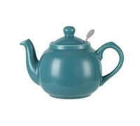 London Pottery Teiera con infusore, in ceramica, color acqua, 2 tazze (600 ml)