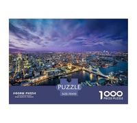London Skyline Dusk Pezzi Cartone Resistenti Aiuta A Migliorare Focus, Capacità Di Problem Solving E Coordinazione Occhio-mano 70x50cm/1000pcs