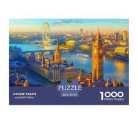 London Skyline Sunset Pezzi Cartone Resistenti Aiuta A Migliorare Focus, Capacità Di Problem Solving E Coordinazione Occhio-mano 70x50cm/1000pcs