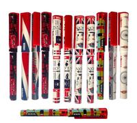 London souvenir Set di 12 penne - London Landmark Cap Pen - Penna Union Jack - Penna regalo britannica Londra Icons Penne