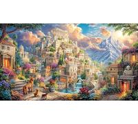 London-Spring-Street 1000 pezzi Puzzle per donne e uomini Carta riciclata Sfida di gioco educativo Gioco stimolante Bellissimo puzzle decorativo 70x50/1000 pezzi