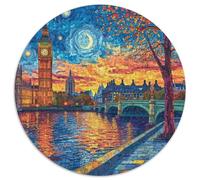 London Tower Bridge 1000 Pieces Science Fiction Jigsaw Puzzles For Adults Family Challenge Toys Stress Relieving Entertainment Cultivate The Spirit of Teamwork For Adults Gifts 1000pcs (67.5x67.5cm)