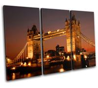 London Tower Bridge Architecture TREBLE TELA parete arte foto stampa