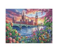 London Tower Bridge River Urban Countryside Wild Puzzle 500 Pezzi Gioco Creativo Per Ragazzi Intelligenza Educativa Rompicapo Idea Regalo Per Figlio A Natale E Compleanno 500 PCS