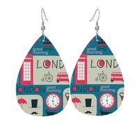 London Union Jack Pattern Orecchini Da Donna Moda Orecchini Penzolare Accessori Per Donne Carnevale Decorazioni