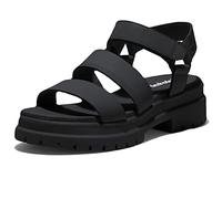 Timberland - London Vibe - Sandali in pelle pieno fiore nero-Black 37