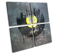 London Vinyl DJ Record City MULTI TELA parete arte foto stampa
