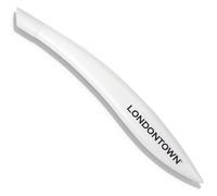 LONDONTOWN Strumento spingi cuticole con finitura in gomma, bordo smussato, in plastica di grado professionale, strumento per manicure