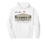 Londra, British Museum, Disegno a Mano, Inghilterra Felpa con Cappuccio