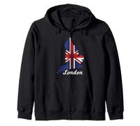 Londra è Sempre Una buona Idea UK GB Felpa con Cappuccio