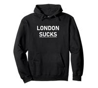 Londra Fa schifo Felpa con Cappuccio