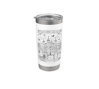 Londra haunted house le tue case horror spaventose preferite Bicchiere termico in acciaio inox doppia parete