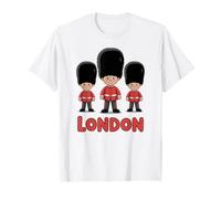 Londra, Inghilterra Viaggi e Guardie Reali, Divertimento per Bambini Maglietta
