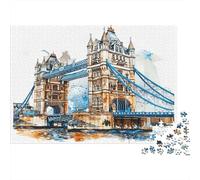 Londra Monumento Storico Puzzle 1000 Pezzi Gioco di Puzzle 1000 Pezzi Carta per Adulti Relax Famiglia Concentrazione Regalo 52x38cm/1000pcs