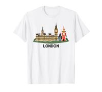 Londra, Orizzonte, Grande, Torre, Westminster, iconico, Città Maglietta