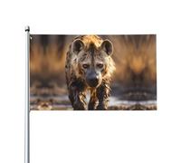 Lone Hyena Prints, bandiere decorative per esterni, 9 x 1,5 m, leggere e belle, adatte per cortili all'aperto e celebrazioni di festival.