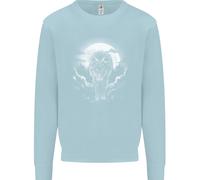 Lone Wolf In The Moonlight Uomo Sweatshirt Jumper