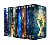 Lone Wolf Series Books 1-12 Collection Set By Joe Dever (Flight from the Dark, Fire on the Water, Caverns of Kalte, Chasm of Doom, Shadow on the Sand, The Kingdoms of Terror, Castle Death & More)