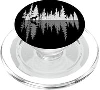 Lone Wolf Walking Foresta Riflessi Natura Selvaggia PopSockets PopGrip per MagSafe