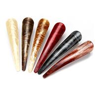 LONEEDY 6 confezione 8,4 cm Duck Teeth Bows Hair clip Hair grip Crocodile accessori forcelle chic styling Claw Hair Barrettes Makeover Pinch clip - Classic